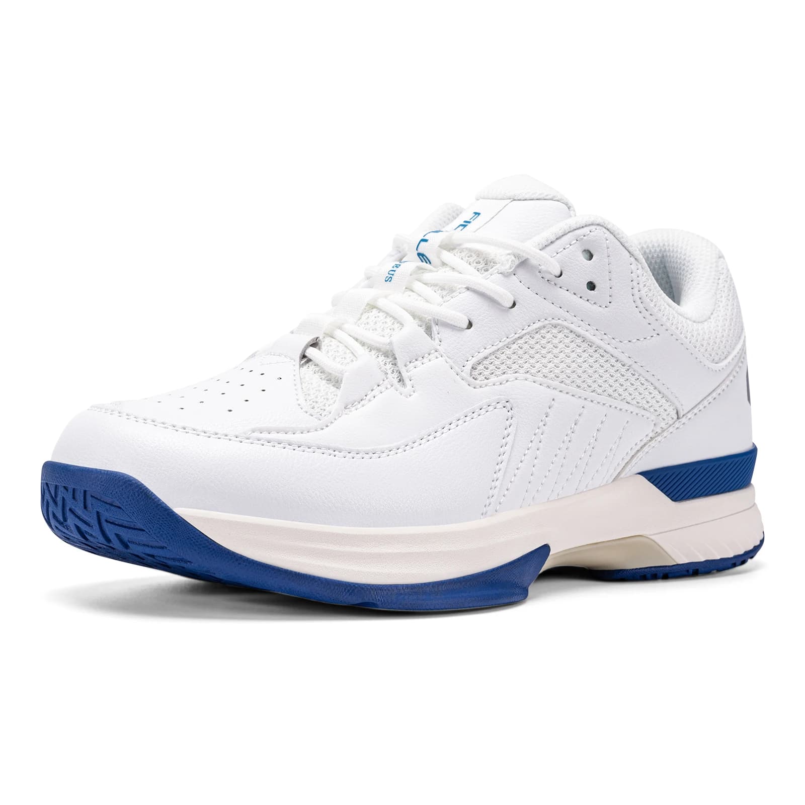 FitVille Heren Pickleball-schoenen Comfortabele extra brede sneakers Tennisschoenen voor alle banen met ondersteuning van de voetboog voor plantaire