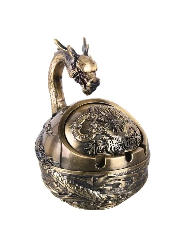 Dierlijke asbak Asbak van de Chinese dierenriem Metalen sigarenasbak Woonkamer Kantoor Roken Accessoires Draagbare vriendje geschenken