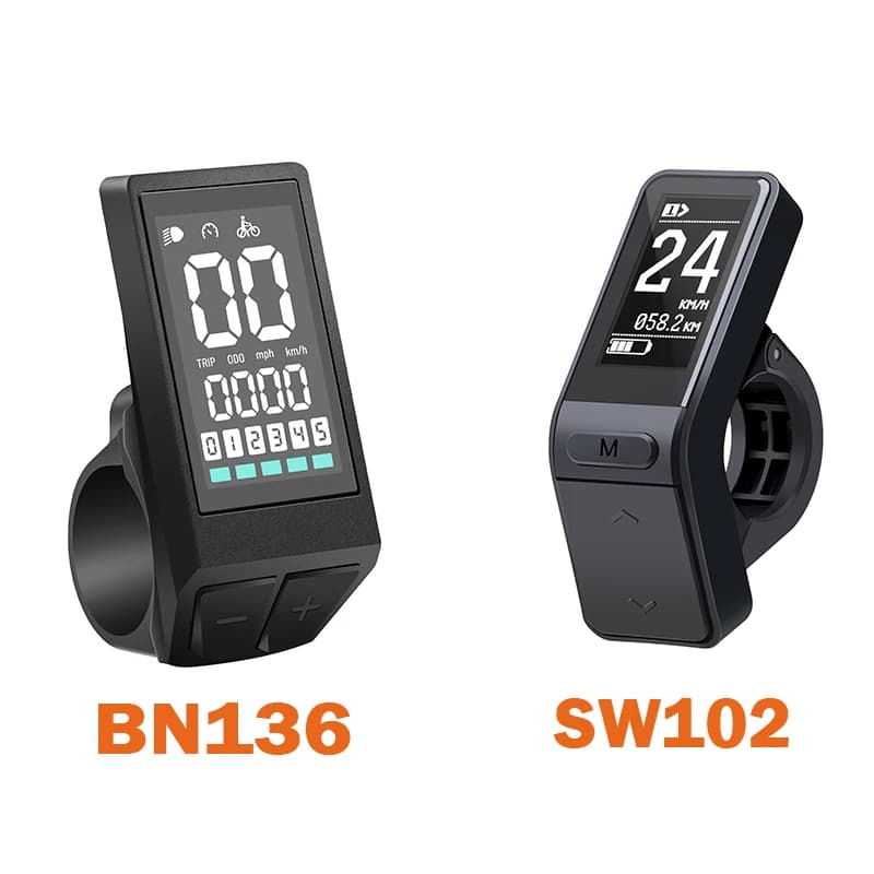 Bafang Display BN136 SW102 LCD Elektrische Fiets Intelligent Instrumentendisplay Voor Bafang Motor BBS01 BBS02 BBSHD