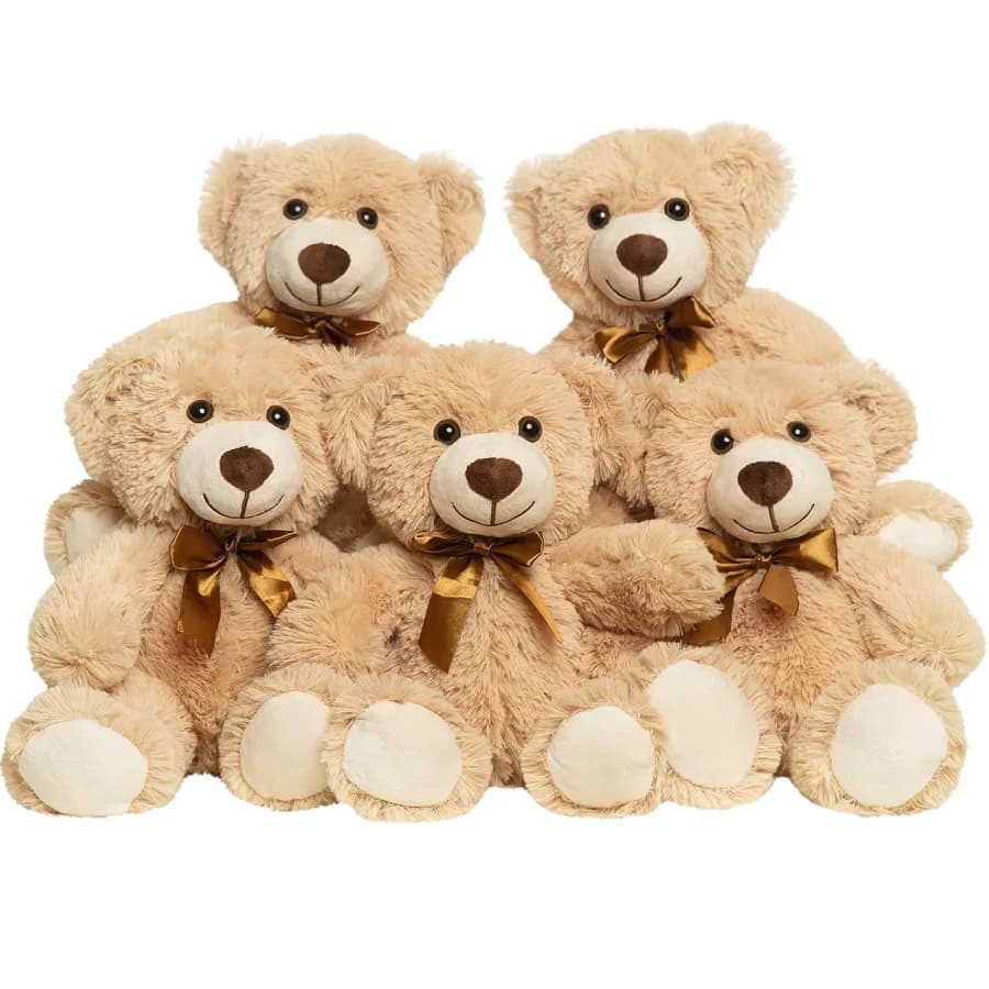 5 stks beren knuffels knuffels cadeau voor kind vriendin, 13.5in knuffels voor Kerstmis Valentijnsdag verjaardag cadeau