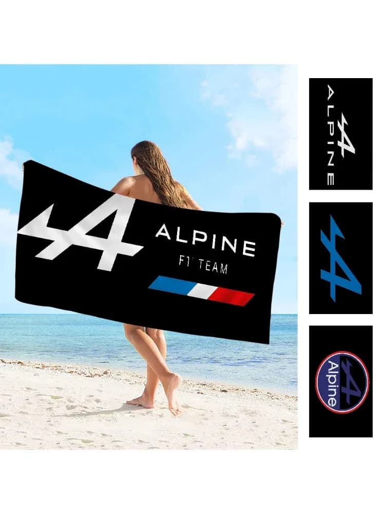 A-Alpine Automobiles Microvezeldeken Sneldrogende strandhanddoeken Extra grote bedrukking Superabsorberende zwembadhanddoekdeken