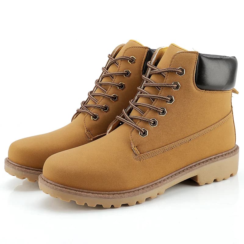 Hete verkoop 2022 nieuwe winterschoenen heren platte laarzen mode warme schoenen merk heren enkellaarzen plus maat 46