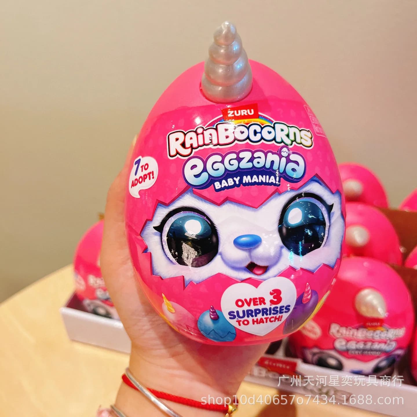 Zuru Rainbocorns Eggzania Baby Mania Eenhoorn Verrassingsei Uitbroedbaar speelgoed met meer dan 3 verrassingen voor kinderen Speeltijd Verzamelbaar