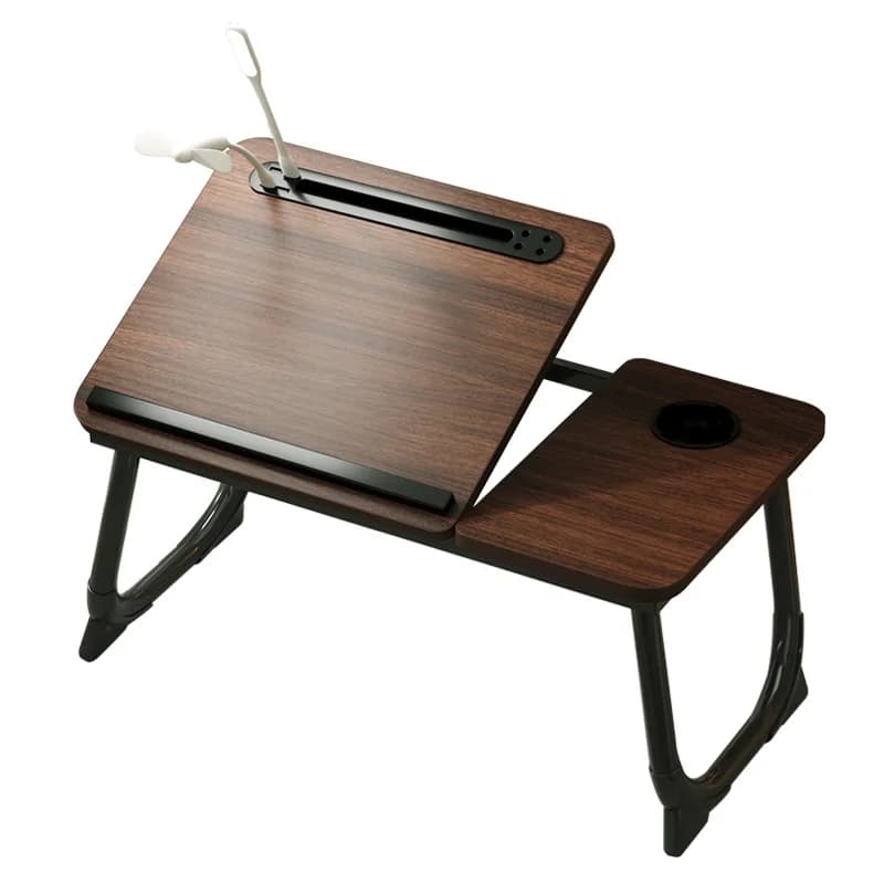 Opklapbaar hefbed met vijf snelheden, kleine tafel, studiebureau, slaapkamer, computer, slaapzaal, studentenleestafel