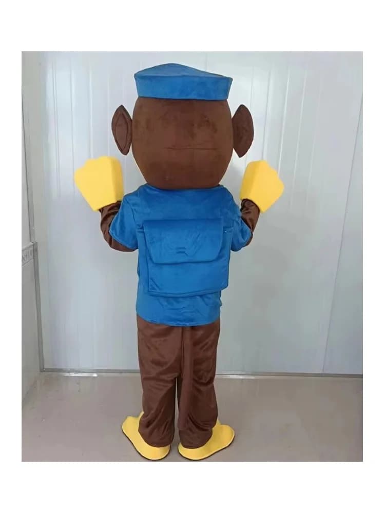 PAW Hond Mascotte Kostuum Reclameceremonie Fancy Bruine Hond Jurk Feest Carnaval Prestaties Halloween Dier Hond Cosplay Outfit