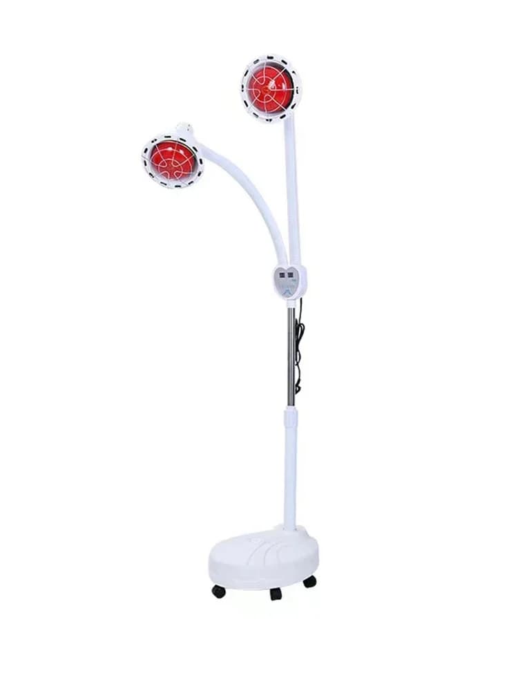 Infrarood Licht, 275W Infrarood Warmte Lamp,2 Hoofd In De Buurt Van Rood Infrarood Licht Therapie Voor Huidverzorging, Schoonheidssalon, Lichaamsspier