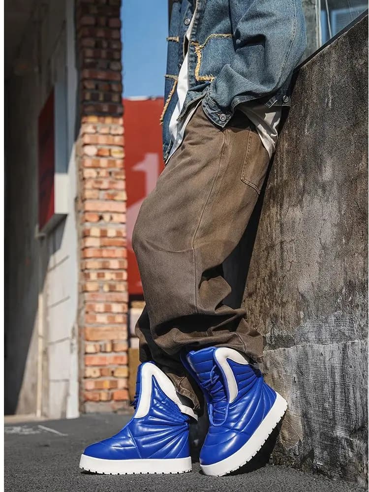 Mannen Laarzen 2025 Nieuwe Winter Slippers Warme Mannen Schoenen Waterdicht Antislip Pluche Sneakers Mannelijke Tenis Schoenen Laarzen Mannen sneakers