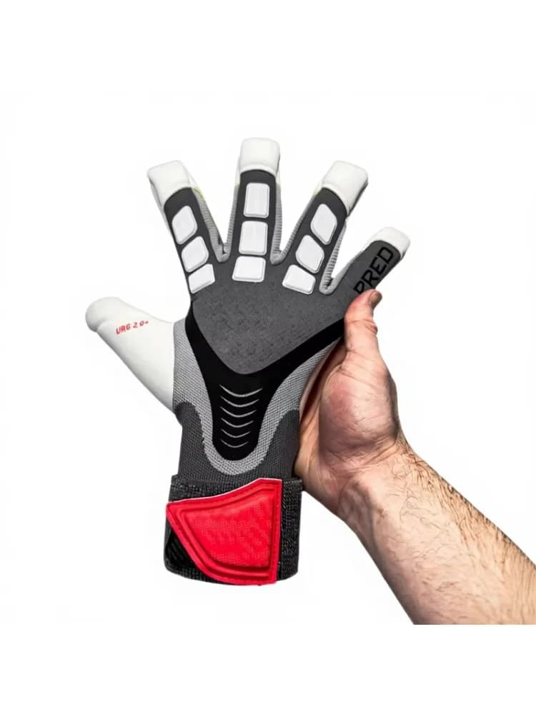 Verdikte latex voetbal keepershandschoenen voor professionele training en wedstrijden, geschikt voor alle leeftijden met vingerbescherming