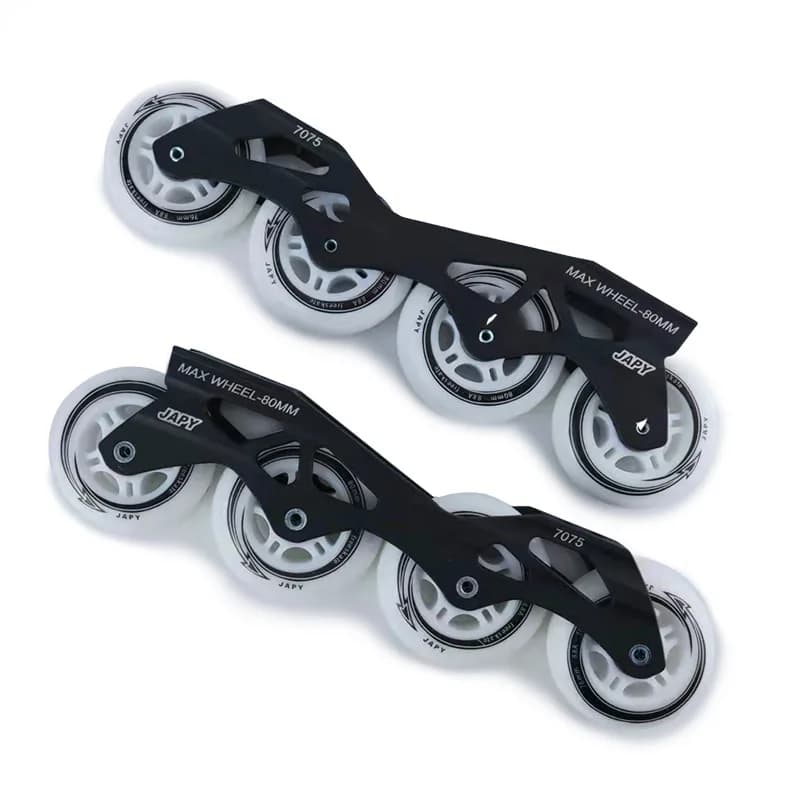 Originele Japy Rolschaatsen Basis 231 mm 243 mm Plat 7075 Frame 72 76 80 mm 88A PU Wielen 165 mm Afstand Chassis voor Slalom Skates