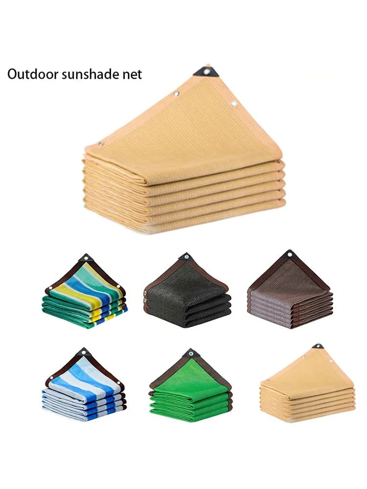 Zonneschermnet voor tuin Waterdicht Vierkant Zonnescherm UV-bescherming Buitenluifel Patio Zwembad Zeil Luifel Campingaccessoires