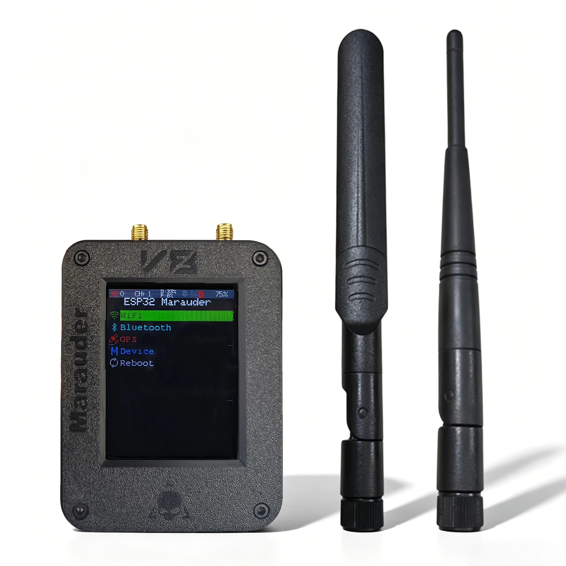 Nieuwe ESP32 Marauder V8 ESP32-C5 2,8 inch touchscreen Dual Band WiFi Bluetooth GPS-ondersteuning 2.4G & 5G signaal draadloos