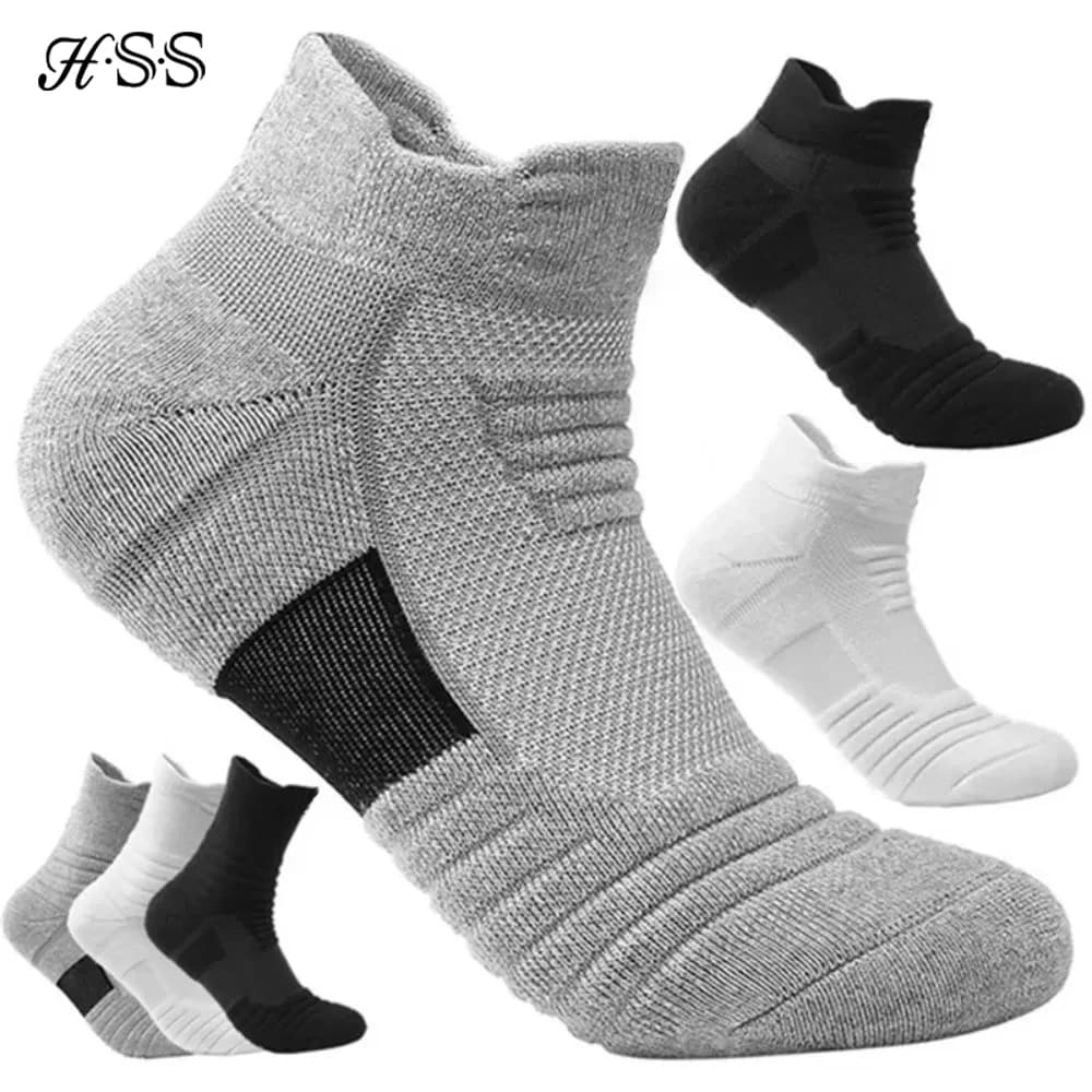 1/3 Pairs Anti-slip Voetbalsokken Mannen Katoenen Sok Korte Lange Buis Voetbal Basketbal Sport Sokken Ademend geurverdrijvende Sok 39-45