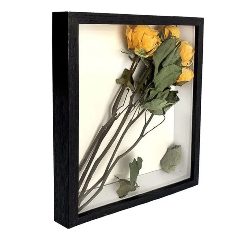 1 stks Nordic DIY Houten Fotolijst Foto Decor Schaduwdoos Diepte 3 cm Houten Fotolijst voor het weergeven van driedimensionale werken