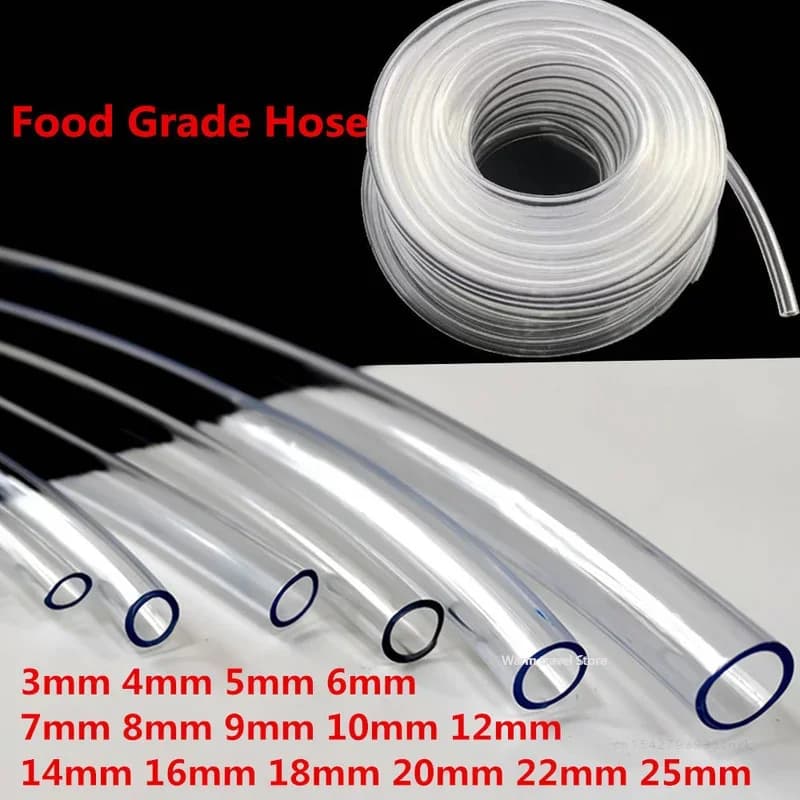 4mm 6mm 8mm10mm 12mm PVC Tuinslang Transparante Pijp Food Grade Leidingen 8mm Rubberen Buis Slangen Aquarium Tubing Pomp Slang Slang