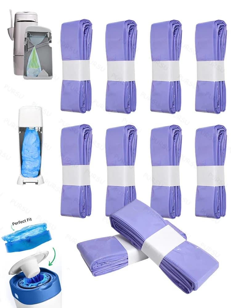 1/5/10 Stuks Vuilniszakken Luieremmer Navullingen Zakken Voor Tommee Tippee Sangenic Simplee of Twist & Click Voor Angelcare voor Genie Trash