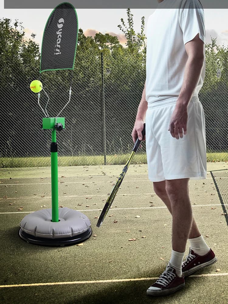 Professionele Tennistrainer Tennisbal Swing Trainingshulpmiddelen Draagbare Thuis Zelfhulp Leer Topspin Bal Oefenapparatuur