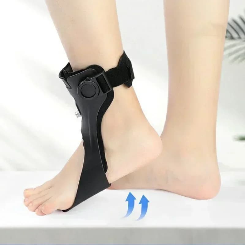 Drop Foot Brace Orthese Drop Foot Enkelsteun met comfortabele verstelbare gesp voor hemiplegie-slagschoenen Wandelen
