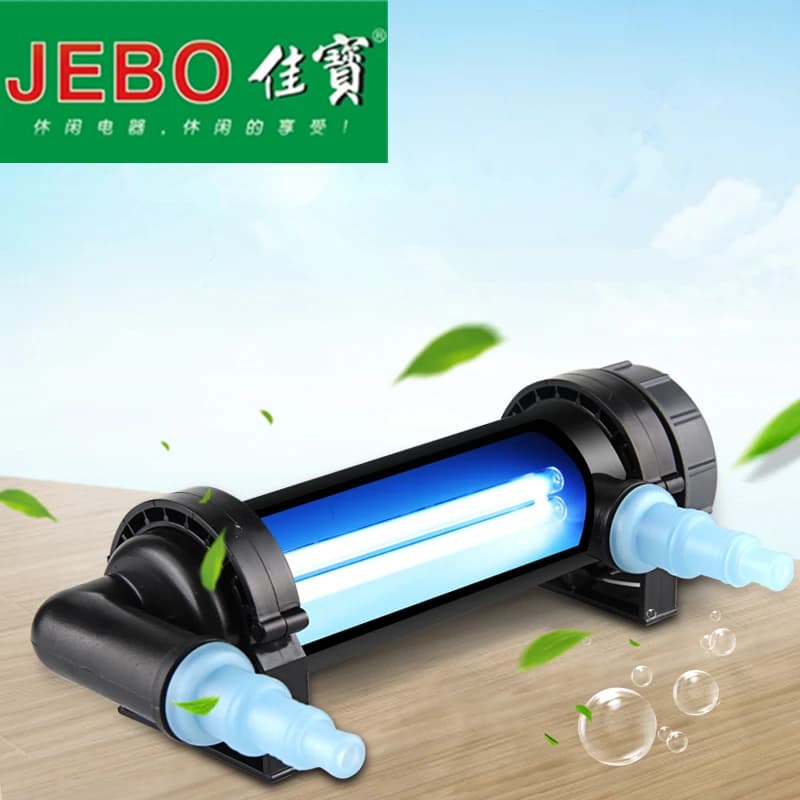 5W ~ 36W JEBO UV Sterilisator Lamp Licht Water Cleaner Voor Aquarium Vijver Aquarium Ultraviolet Filter Clarifier