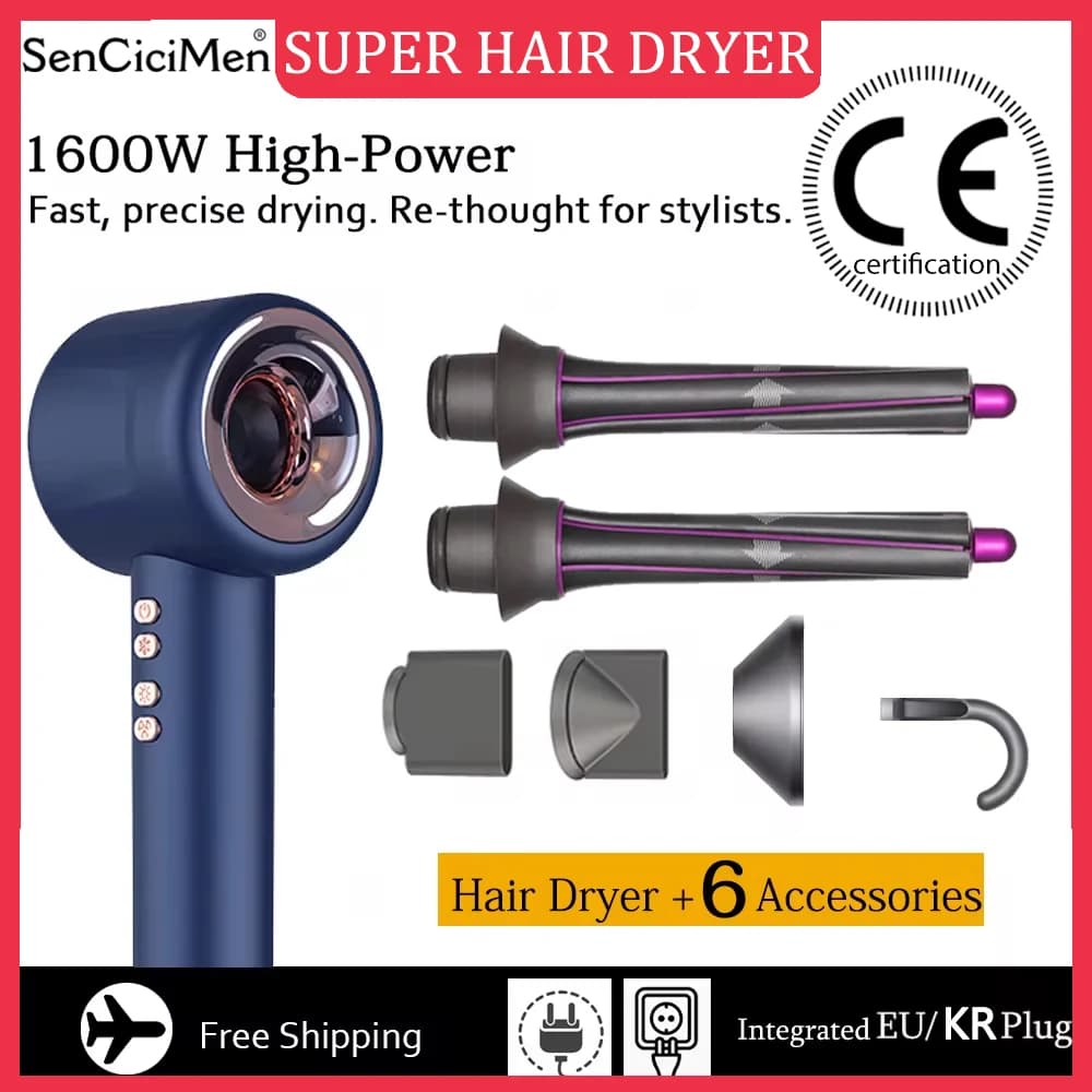 Super Föhn 220V Bladloze Föhn Persoonlijke Haarverzorging Styling Negatieve Ionen Tool Constante Anion Elektrische Haardrogers