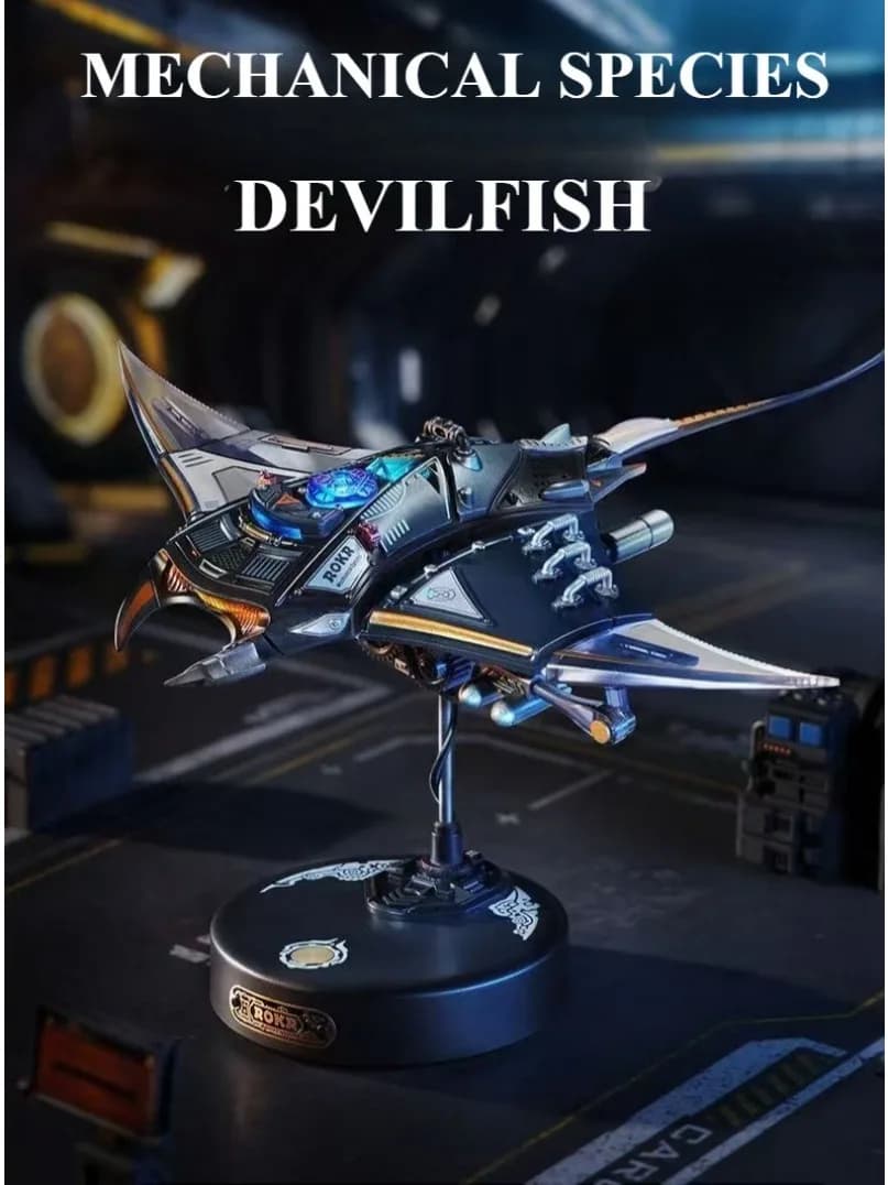 Robotime Intelligent Control Rhinoceros Beetle Assault Titan Beetle Mechanische Devil Ray Model Speelgoed Collectie Pop Cadeau