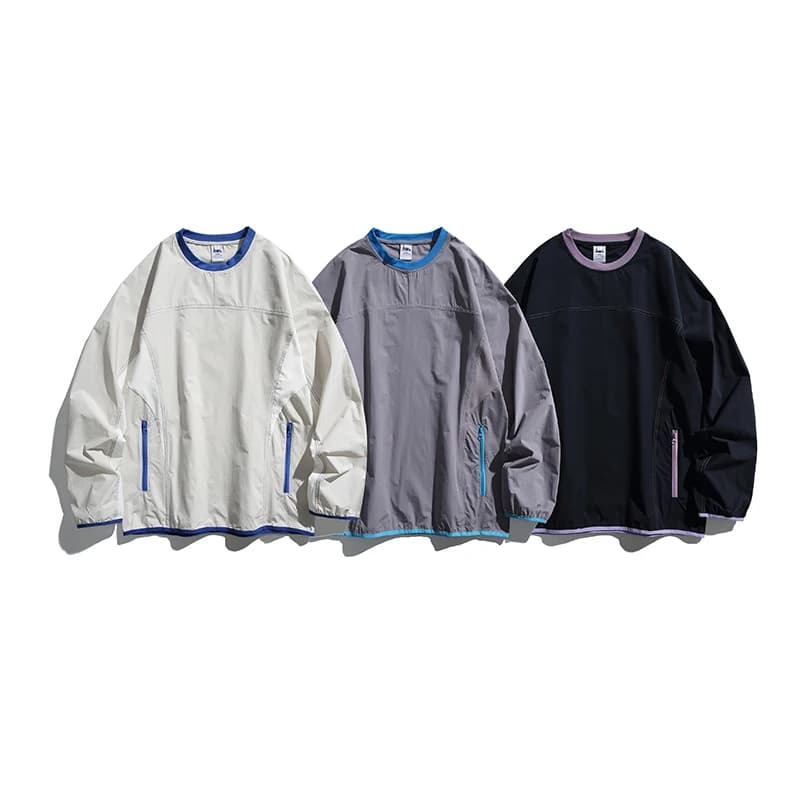 Cityboy Outdoor Sneldrogend Lange Mouw Track T-shirt Mannen Losse Casual Techwear Ritsvak T-shirt Vrouwen T-shirt Tops