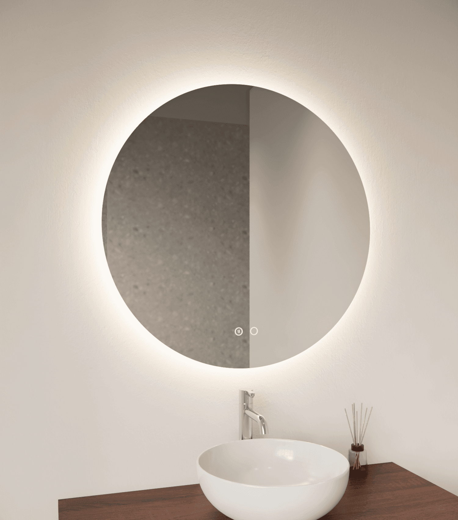 Gliss Design Oko badkamer spiegel 120 cm