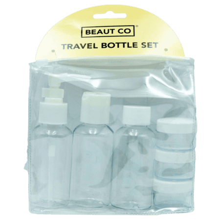 Beaut Co Travel Bottle Set – 6 Pcs