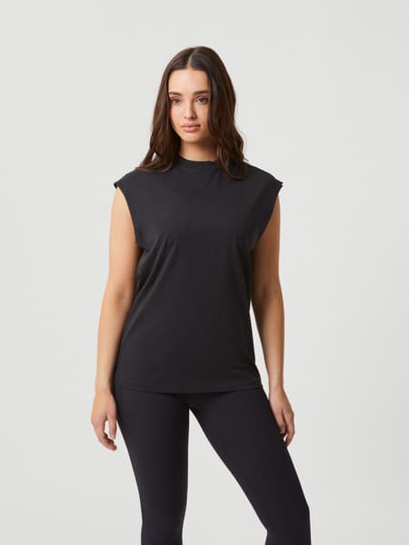 Björn Borg Studio Loose Fit Tank Zwart, XS