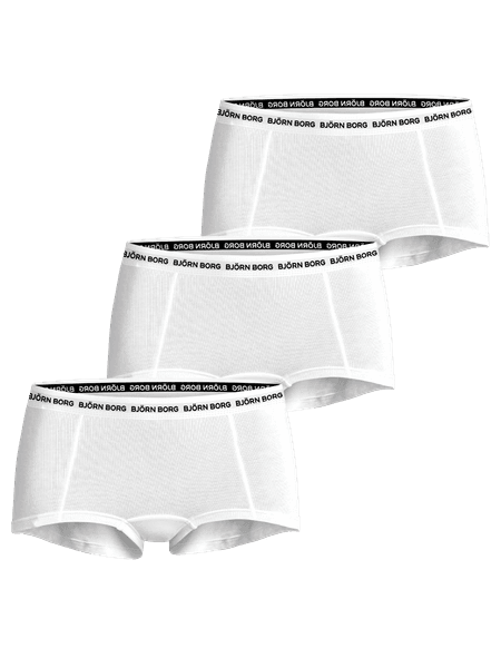 Björn Borg Logo Boxer Shorts 3-pack Wit, S