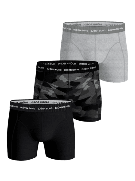 Björn Borg Cotton Stretch Boxers 3-pack Multi, XL