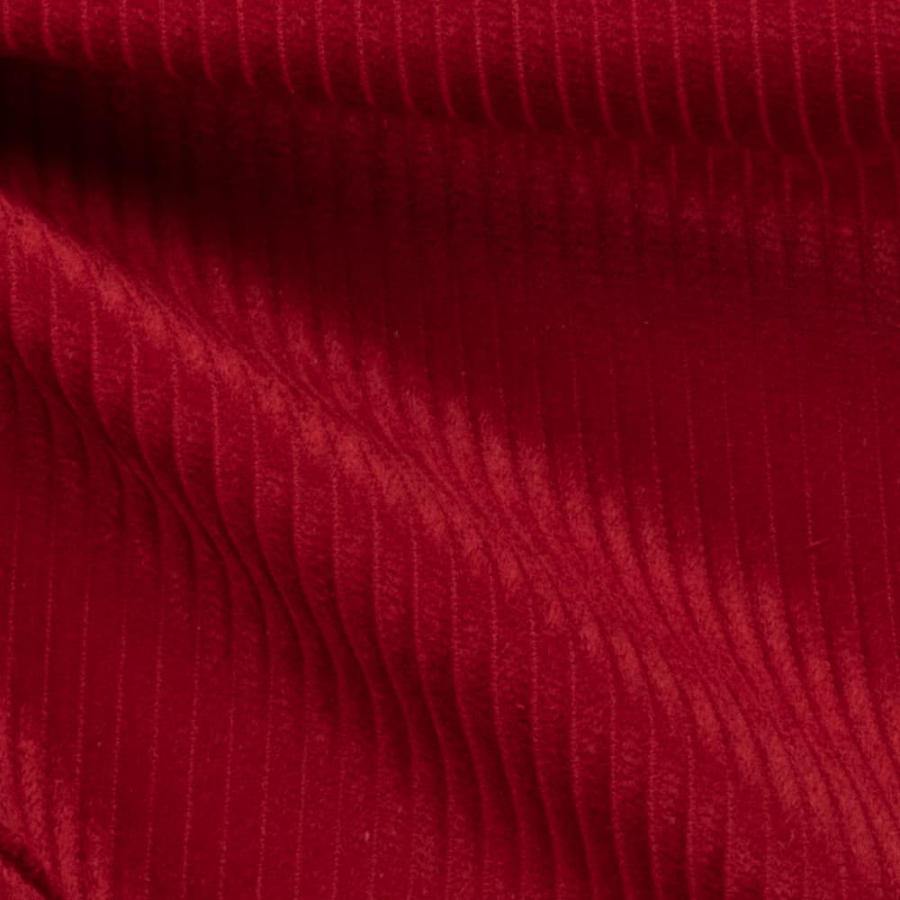 Warm rood ribfluweel 4.5W - katoen Stoffen - rood - 142 cm breed