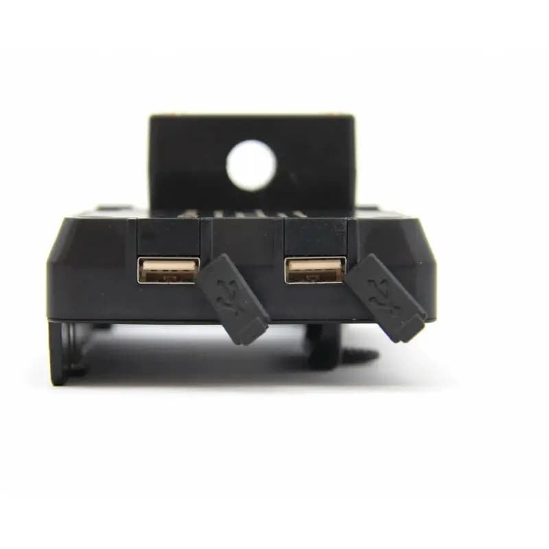 Telefoon oplader houder met 2 usb Brazoline BMW / honda universel