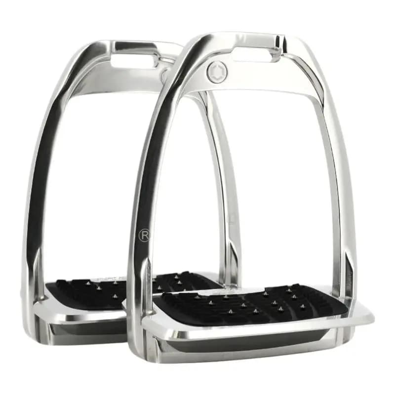 Aluminium Ultra Grip Verstelbare Stijgbeugels Aluminium/Zwart Flex-On Hunter H