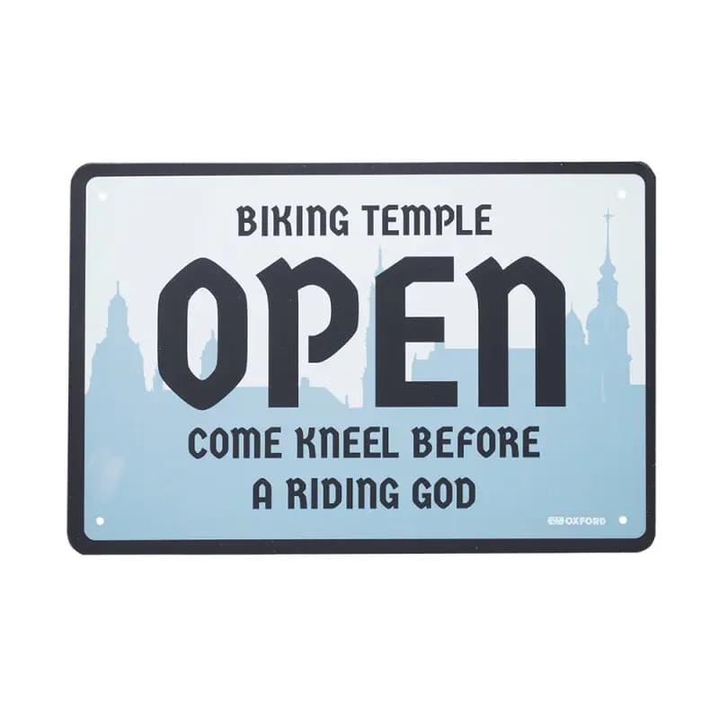 Garage metalen plaat Oxford Temple