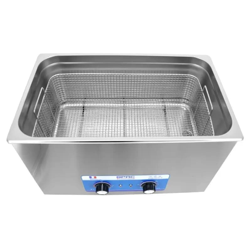 Professionele analoge ultrasone tankreiniger met aftapkraan P2R 30 L 600 W