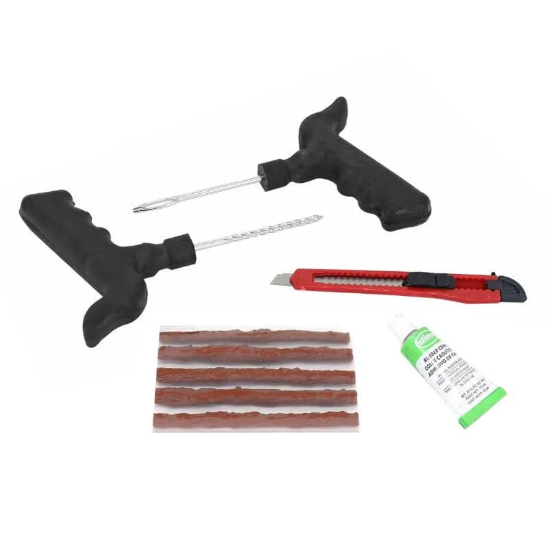 Bandenreparatieset voor tubeless banden met gevulkaniseerde vlechten P2R