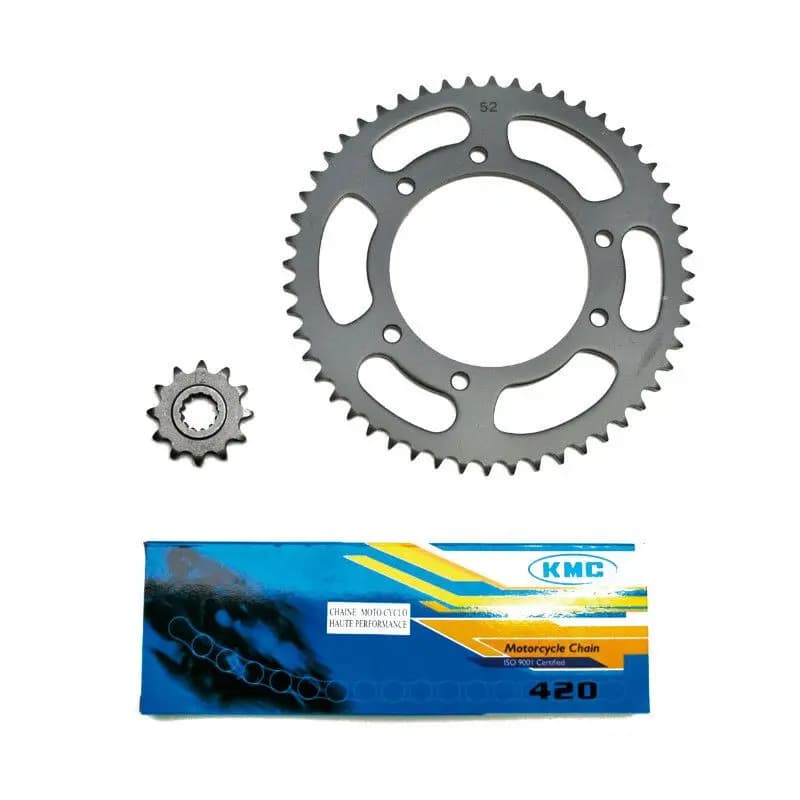 Kettingset P2R Peugeot 50 Xp6 Sm 2002>2003 420