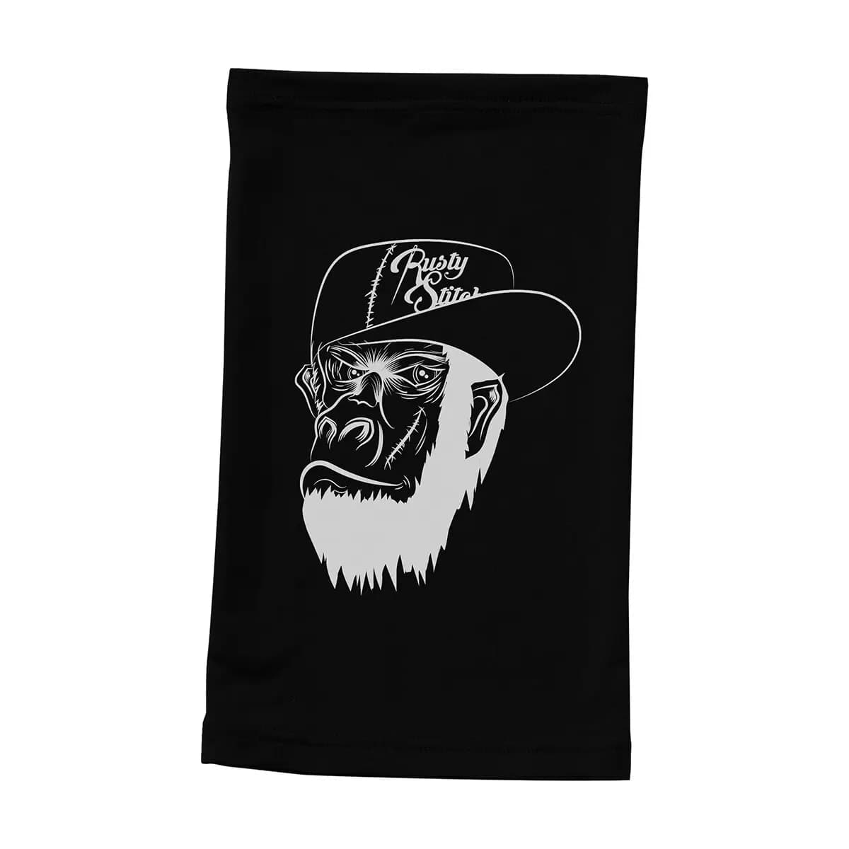 Logo Rusty Stitches Necktube Monkey