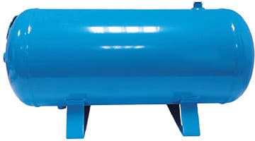 Horizontale tank RAL5015 50L 11 bar