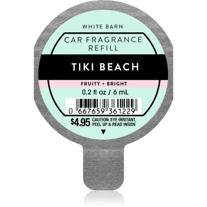 Bath & Body Works Tiki Beach auto luchtverfrisser Navulling 6 ml