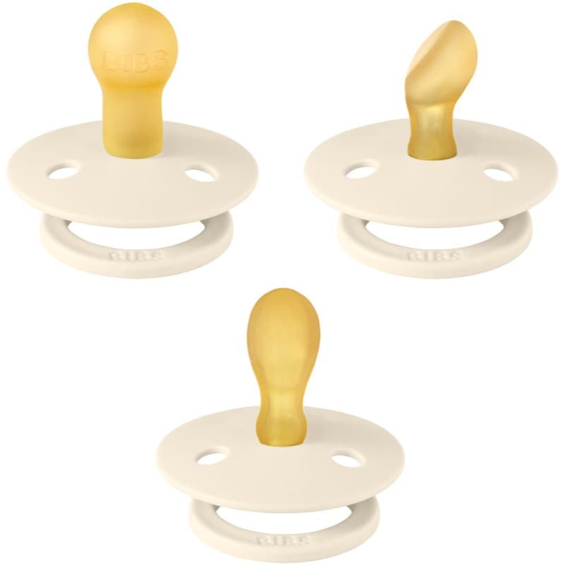 BIBS Try-It Size 1: 0+ months set voor Kinderen vanaf Geboorte Ivory 3 st