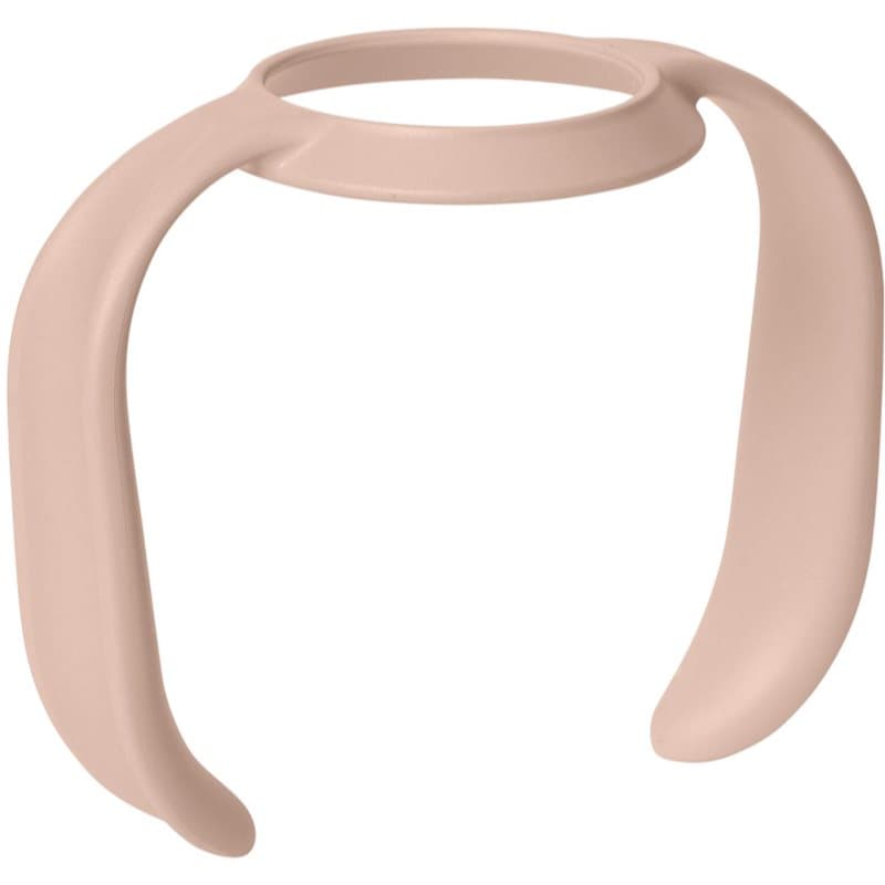 BIBS Baby Glass Bottle Handle fleshandvat Blush 1 st