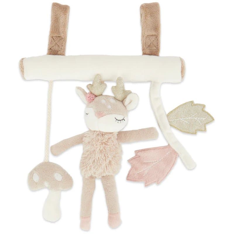 Bieco Activity Toy Fawn Ella hangspeeltje met contrasterende kleuren 0 m+ 1 st