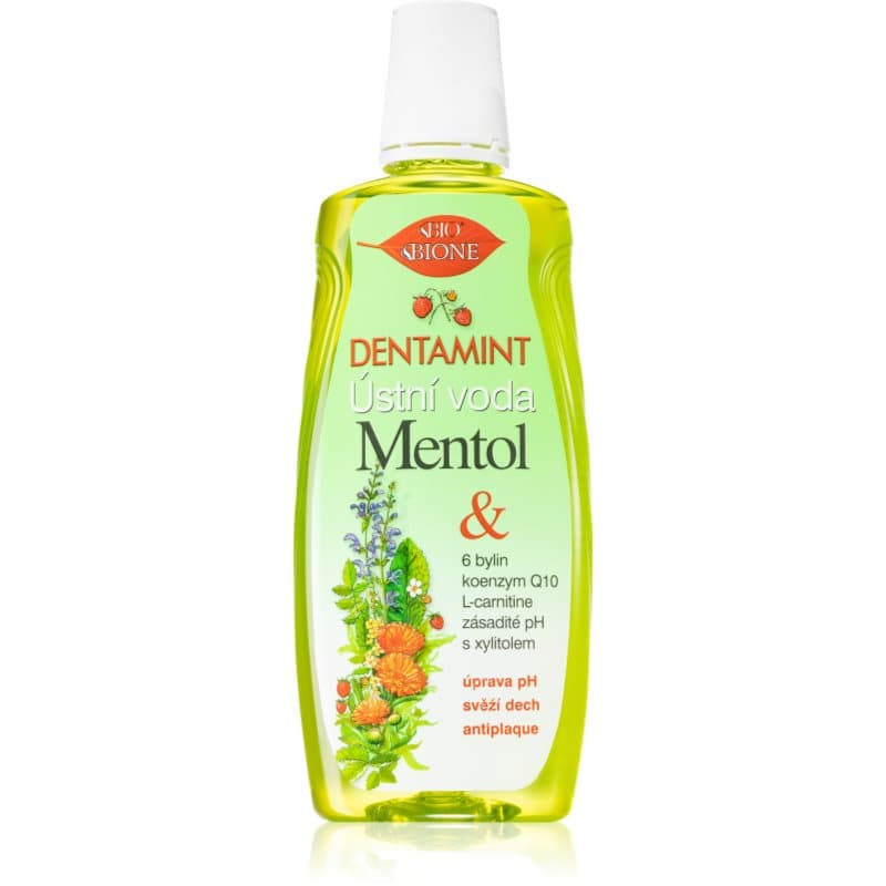 Bione Cosmetics Dentamint Menthol Mondwater 500 ml