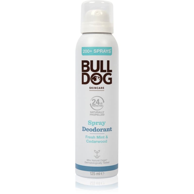 Bulldog Fresh Mint&Cedarwood Spray Deodorant Deodorant Spray Aluminiumvrij 125 ml