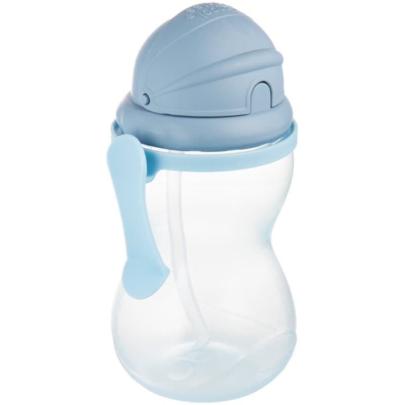 Canpol babies Sport Cup drinkfles met rietje Blue 12m+ 1 st