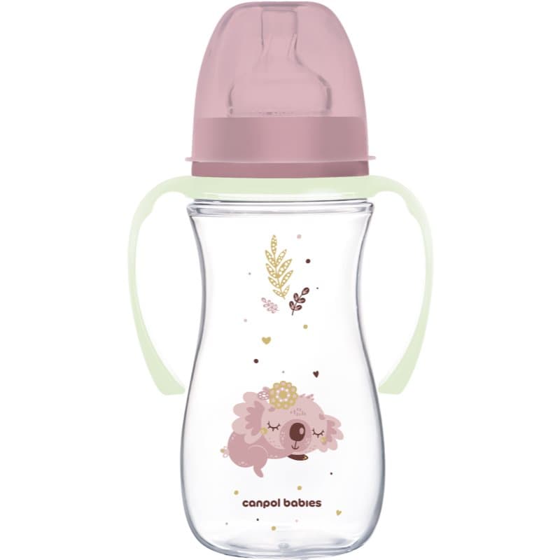 Canpol babies EasyStart Sleepy Koala 300 ml babyfles 12 m+ Pink 1 st