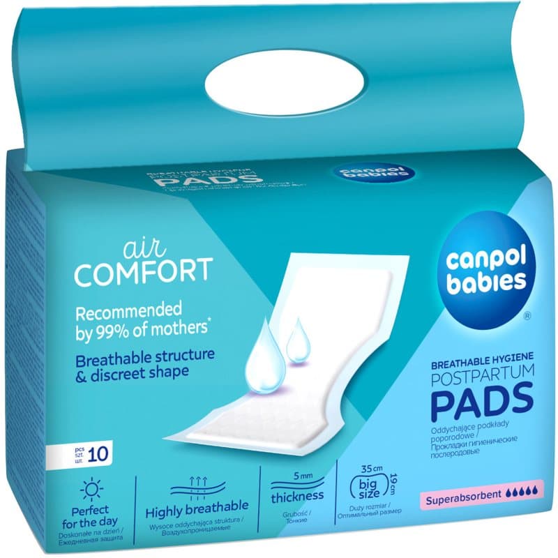 Canpol babies Postpartum Pads kraamverband Super Absorbent 10 st