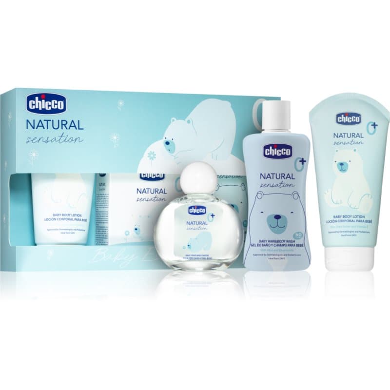Chicco Natural Sensation Baby Essential Gift Set voor Kinderen vanaf Geboorte 0+
