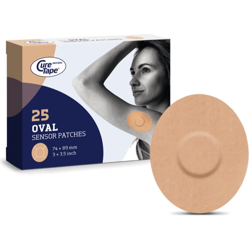 CureTape® Sensor Patches Classic beschermende pleister kleur Beige 25 st